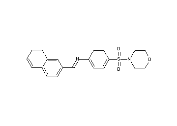4-(4-morpholinylsulfonyl)-N-(2-naphthylmethylene)aniline