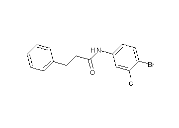 N-(4-bromo-3-chlorophenyl)-3-phenylpropanamide