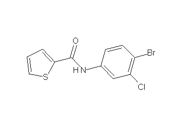 N-(4-bromo-3-chlorophenyl)-2-thiophenecarboxamide