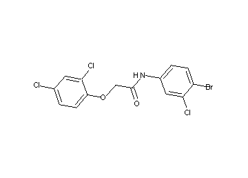 N-(4-bromo-3-chlorophenyl)-2-(2,4-dichlorophenoxy)acetamide