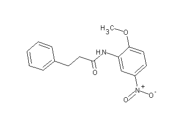 N-(2-methoxy-5-nitrophenyl)-3-phenylpropanamide