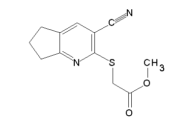 methyl [(3-cyano-6,7-dihydro-5H-cyclopenta[b]pyridin-2-yl)sulfanyl]acetate