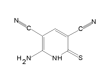 6-amino-2-thioxo-1,2-dihydro-3,5-pyridinedicarbonitrile