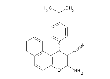 3-amino-1-(4-isopropylphenyl)-1H-benzo[f]chromene-2-carbonitrile