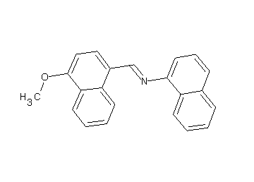 N-[(4-methoxy-1-naphthyl)methylene]-1-naphthalenamine
