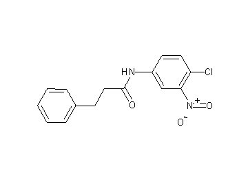 N-(4-chloro-3-nitrophenyl)-3-phenylpropanamide