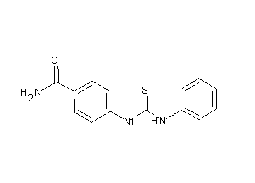 4-[(anilinocarbonothioyl)amino]benzamide