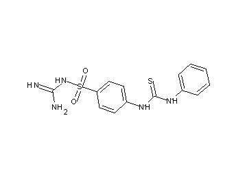 N-[amino(imino)methyl]-4-[(anilinocarbonothioyl)amino]benzenesulfonamide