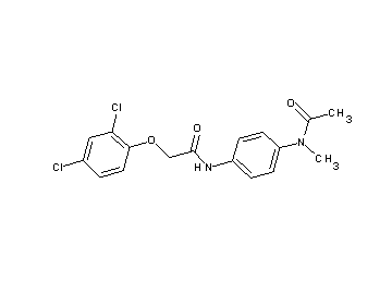 N-{4-[acetyl(methyl)amino]phenyl}-2-(2,4-dichlorophenoxy)acetamide