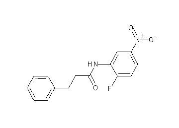 N-(2-fluoro-5-nitrophenyl)-3-phenylpropanamide