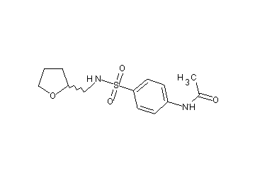 N-(4-{[(tetrahydro-2-furanylmethyl)amino]sulfonyl}phenyl)acetamide