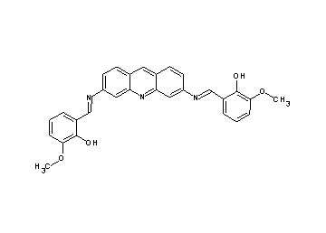 2,2'-[3,6-acridinediylbis(nitrilomethylylidene)]bis(6-methoxyphenol)