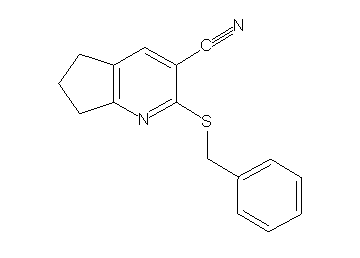 2-(benzylsulfanyl)-6,7-dihydro-5H-cyclopenta[b]pyridine-3-carbonitrile