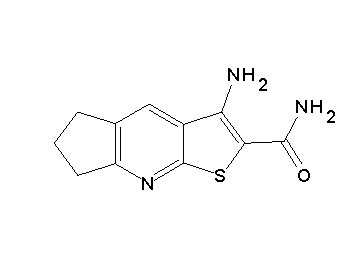 3-amino-6,7-dihydro-5H-cyclopenta[b]thieno[3,2-e]pyridine-2-carboxamide