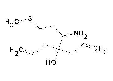 4-[1-amino-3-(methylsulfanyl)propyl]-1,6-heptadien-4-ol