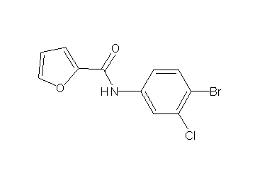 N-(4-bromo-3-chlorophenyl)-2-furamide