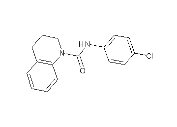 N-(4-chlorophenyl)-3,4-dihydro-1(2H)-quinolinecarboxamide