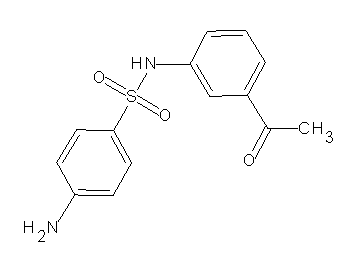 N-(3-acetylphenyl)-4-aminobenzenesulfonamide