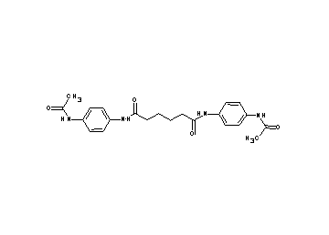 N,N'-bis[4-(acetylamino)phenyl]hexanediamide