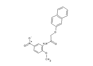 N-(2-methoxy-5-nitrophenyl)-2-(2-naphthyloxy)acetamide