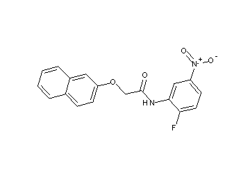 N-(2-fluoro-5-nitrophenyl)-2-(2-naphthyloxy)acetamide