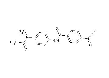 N-{4-[acetyl(methyl)amino]phenyl}-4-nitrobenzamide