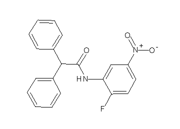 N-(2-fluoro-5-nitrophenyl)-2,2-diphenylacetamide