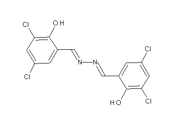 2,2'-[1,2-hydrazinediylidenedi(methylylidene)]bis(4,6-dichlorophenol)