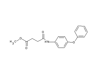 methyl 4-oxo-4-[(4-phenoxyphenyl)amino]butanoate