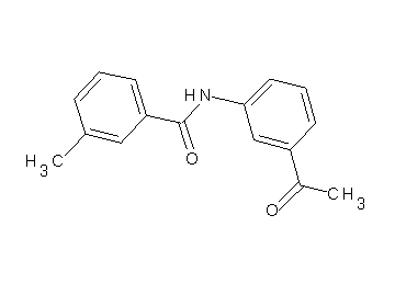 N-(3-acetylphenyl)-3-methylbenzamide