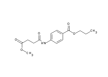 propyl 4-[(4-methoxy-4-oxobutanoyl)amino]benzoate