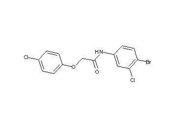 N-(4-bromo-3-chlorophenyl)-2-(4-chlorophenoxy)acetamide
