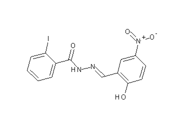 N'-(2-hydroxy-5-nitrobenzylidene)-2-iodobenzohydrazide