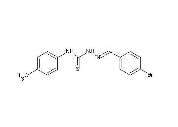 4-bromobenzaldehyde N-(4-methylphenyl)thiosemicarbazone
