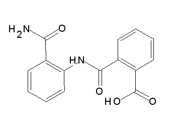 2-({[2-(aminocarbonyl)phenyl]amino}carbonyl)benzoic acid