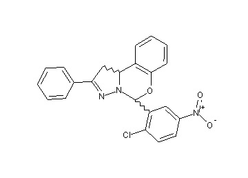 5-(2-chloro-5-nitrophenyl)-2-phenyl-1,10b-dihydropyrazolo[1,5-c][1,3]benzoxazine
