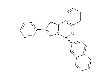 5-(2-naphthyl)-2-phenyl-1,10b-dihydropyrazolo[1,5-c][1,3]benzoxazine