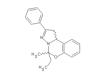 5-ethyl-5-methyl-2-phenyl-1,10b-dihydropyrazolo[1,5-c][1,3]benzoxazine