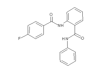 2-[(4-fluorobenzoyl)amino]-N-phenylbenzamide