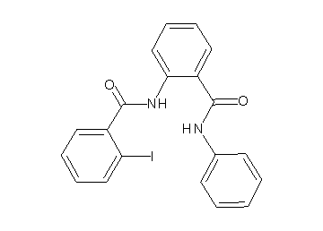 N-[2-(anilinocarbonyl)phenyl]-2-iodobenzamide
