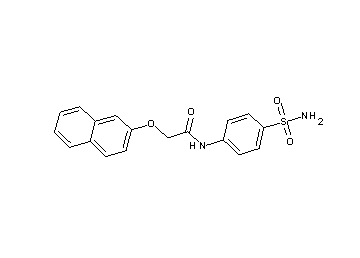 N-[4-(aminosulfonyl)phenyl]-2-(2-naphthyloxy)acetamide