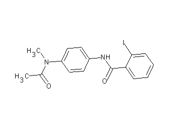 N-{4-[acetyl(methyl)amino]phenyl}-2-iodobenzamide