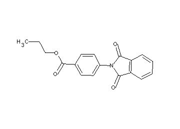 propyl 4-(1,3-dioxo-1,3-dihydro-2H-isoindol-2-yl)benzoate