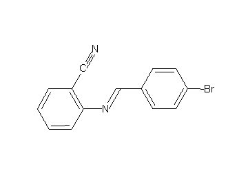 2-[(4-bromobenzylidene)amino]benzonitrile