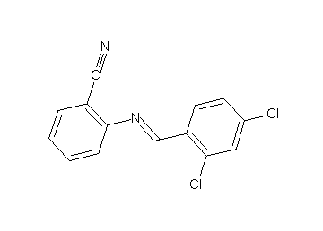 2-[(2,4-dichlorobenzylidene)amino]benzonitrile