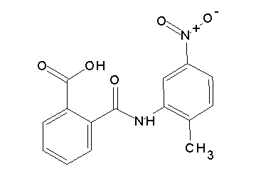 2-{[(2-methyl-5-nitrophenyl)amino]carbonyl}benzoic acid