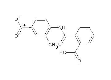 2-{[(2-methyl-4-nitrophenyl)amino]carbonyl}benzoic acid