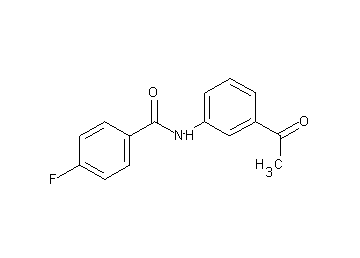 N-(3-acetylphenyl)-4-fluorobenzamide