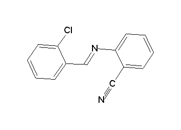 2-[(2-chlorobenzylidene)amino]benzonitrile