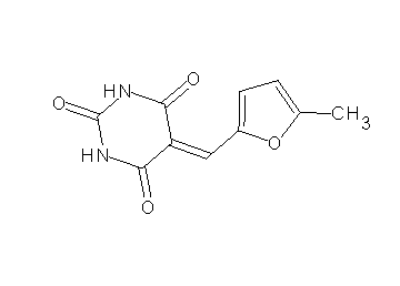 5-[(5-methyl-2-furyl)methylene]-2,4,6(1H,3H,5H)-pyrimidinetrione